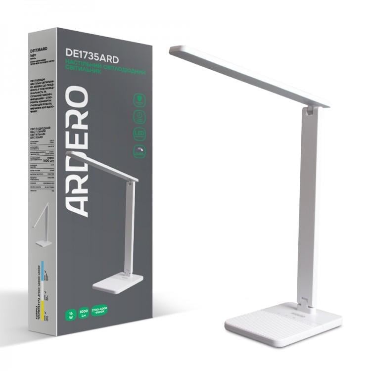 Настольный LED-светильник ARDERO DE1735ARD 16W 1000 Lm Белый (27813559)