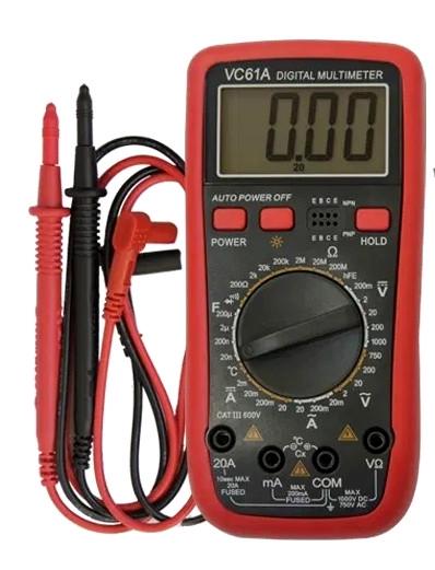 Мультиметр цифровой VC-61A (000038176)