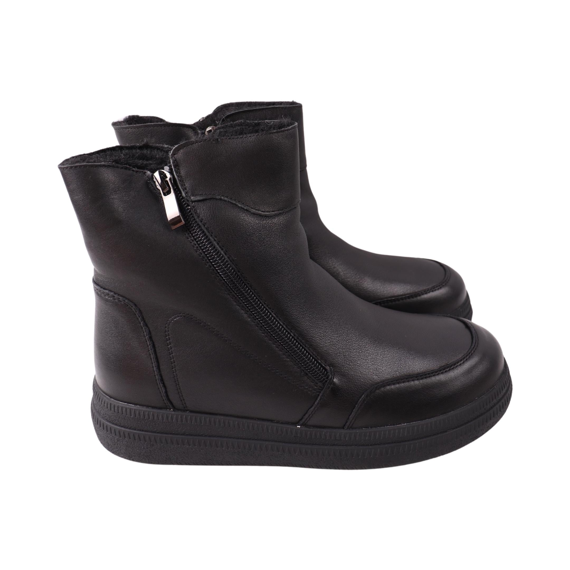 Ботинки женские Renzoni натуральная кожа р. 36 Черный (1030-24ZHC)