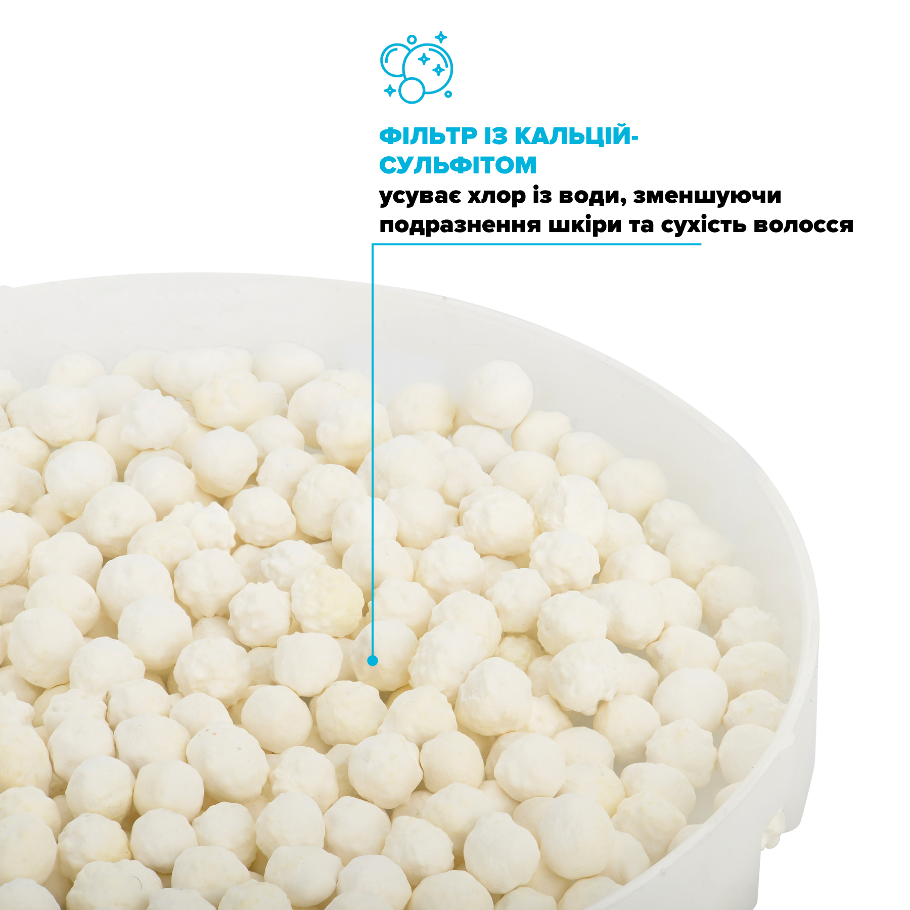 Фільтр в головку душової лійки Drop FILTER-NANO-BOX очищення води від хлору та запахів 3 шт. (239266) - фото 4