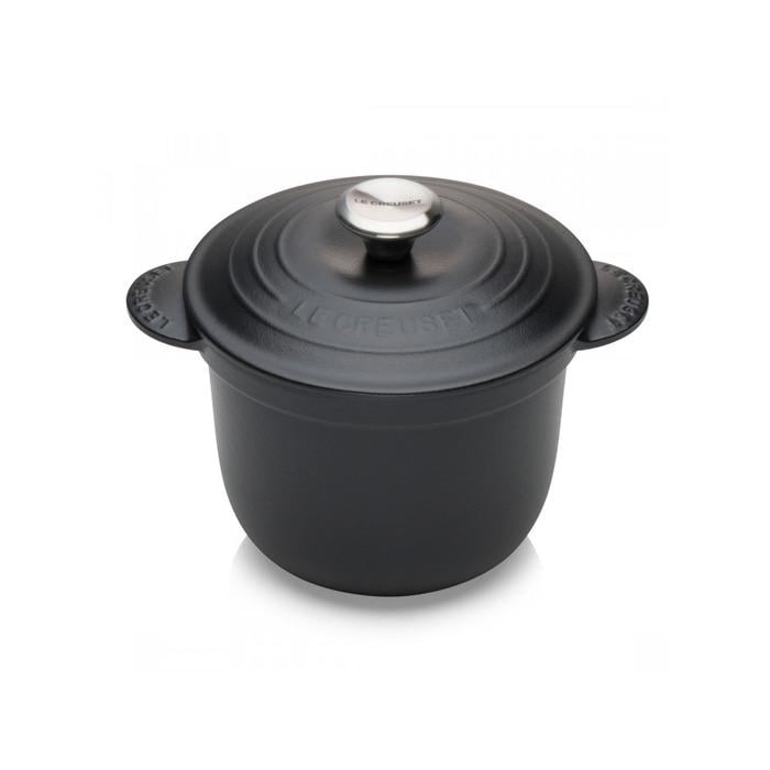 Кастрюля жаропрочная Le Creuset с крышкой Every Black 18 см 2 л Черный