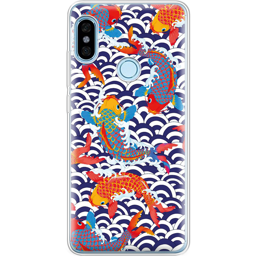 Чехол BoxFace Xiaomi Redmi Note 5 / Note 5 Pro Koi Fish Прозрачный силикон (32971-up2477-32971)