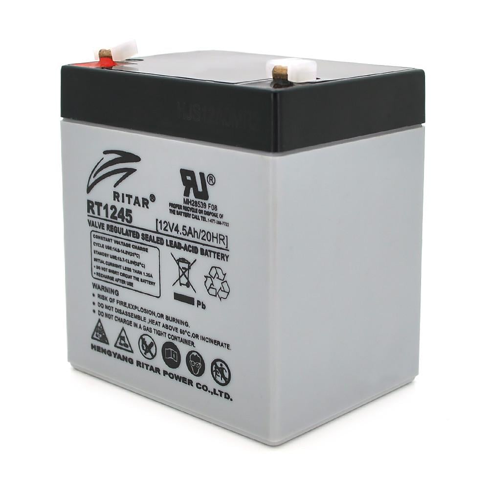 Батарея акумуляторна AGM RITAR RT1245 Gray Case 12V 4.5Ah