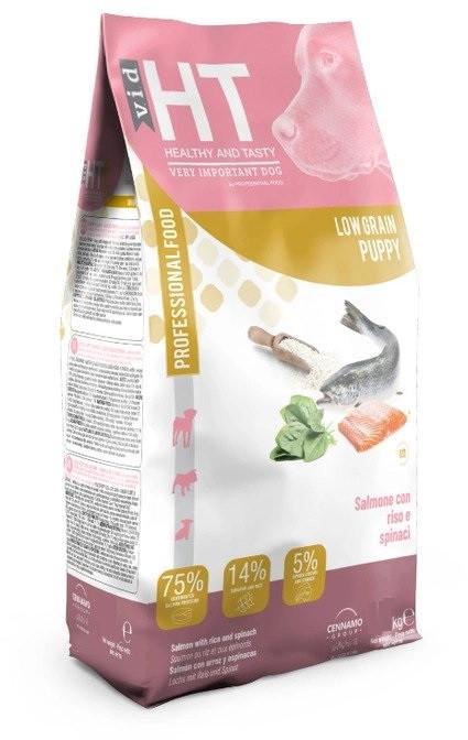 Корм сухой Cennamo HT VID Puppy Low Grain Salmon with Rice & Spinach беззерновой для щенков 12 кг