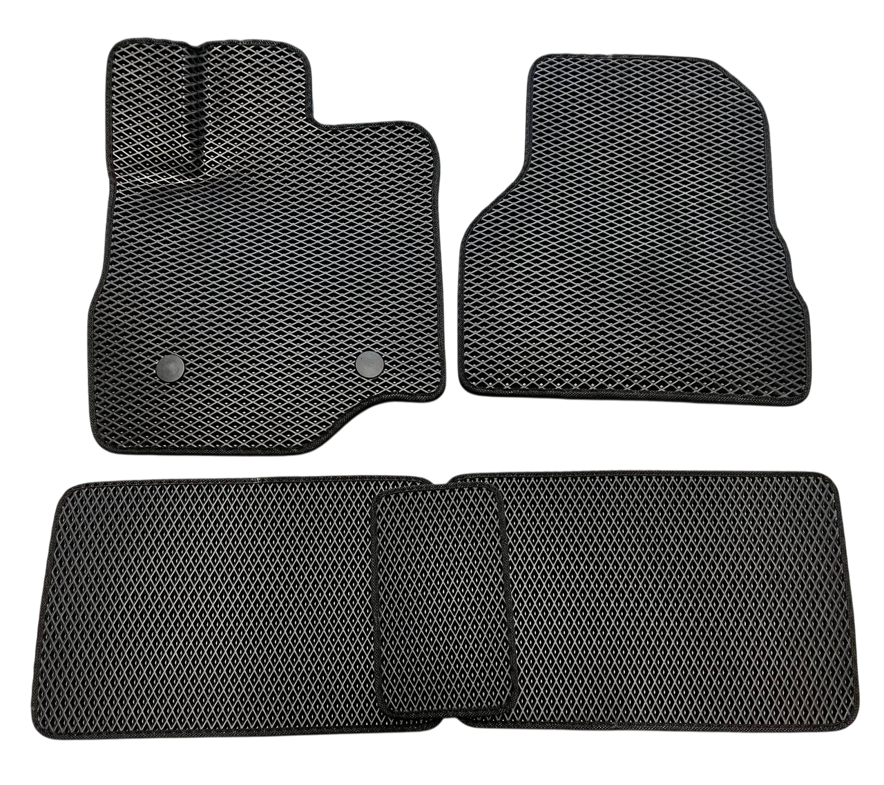 Коврики EVA с 3Д лапой в салон для GMC Terrain 2009-2016 гг. Черный (2430609597)