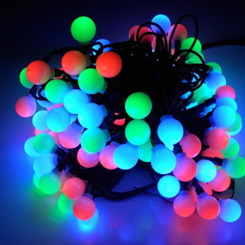 Гірлянда Кульки LED 40 Ø 23 мм RGB (1-91) Гірлянда Кульки LED 40 Ø 23 мм RGB (1-91)