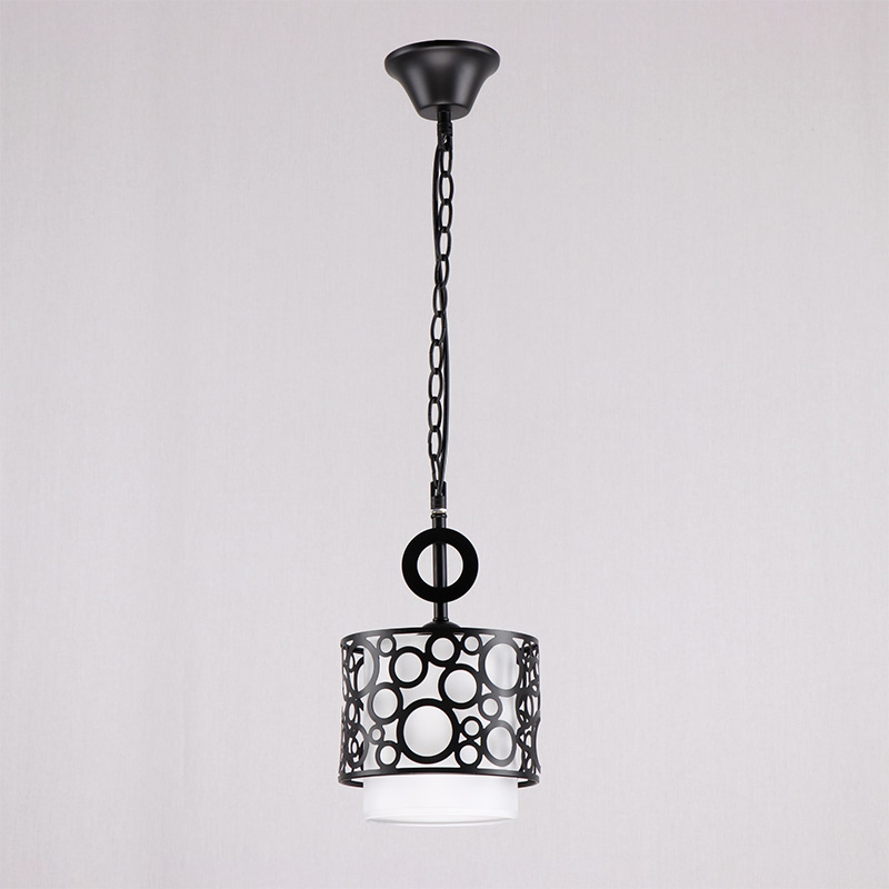 Люстра подвесная Light House NM-14768/1 BK+WT Черный