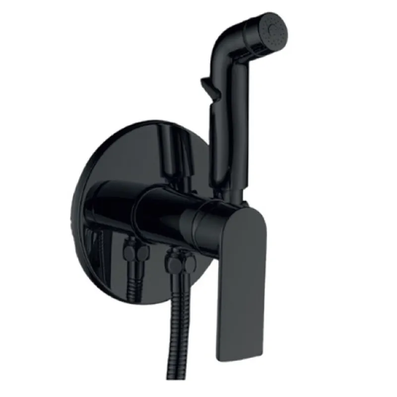 Смеситель для гигиенического душа Haiba ALEX 002 INNER Black (HB9618)