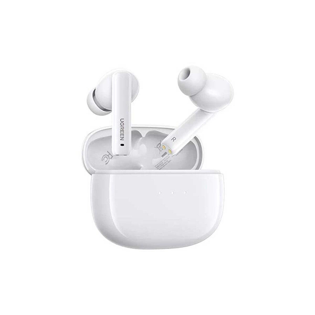 Навушники бездротові UGREEN WS106 Hi Tune T3 Active Noise-Cancelling Wireless Earbuds White (UGR-90206)