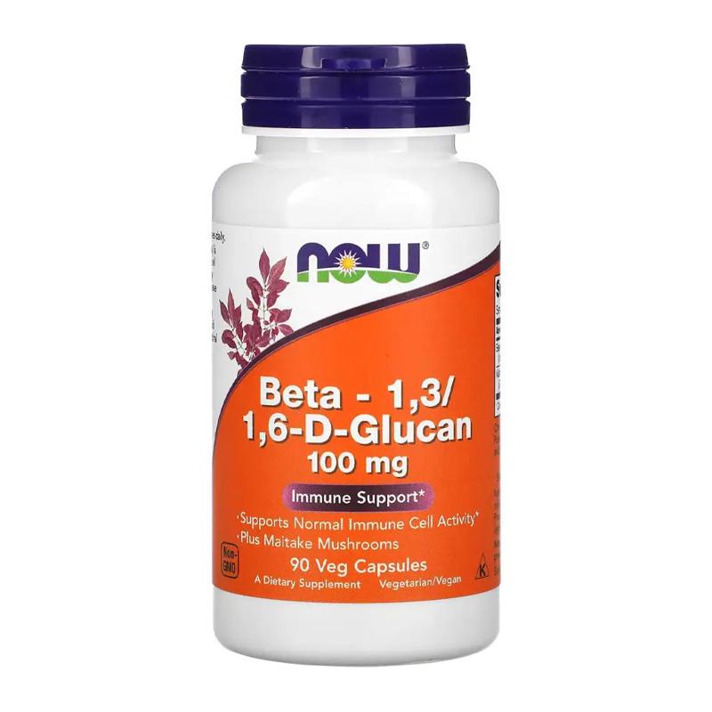 Бета-глюкан NOW Beta-1,3/1,6-D-Glucan 100 мг 90 капс. (08442-01) Бета-глюкан NOW Beta-1,3/1,6-D-Glucan 100 мг 90 капс. (08442-01)