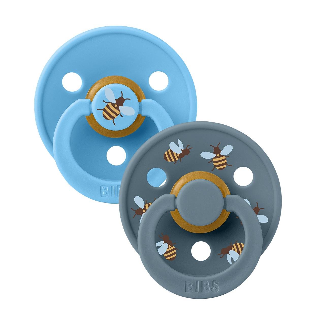 Набор пустышек Bibs STUDIO COLOUR 0-6 мес. Bumblebee/Breeze Mix