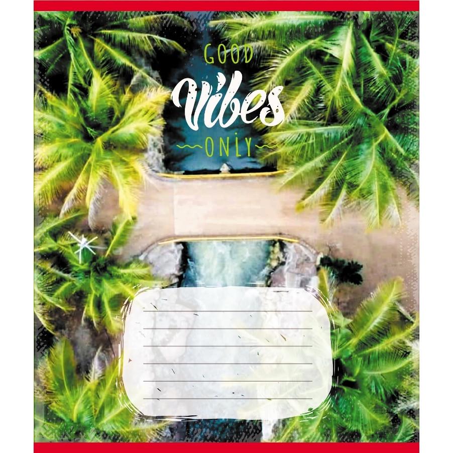 Шкільний зошит Вайб 024-550429K-1 в клітинку 24 аркуші (RLT55297)