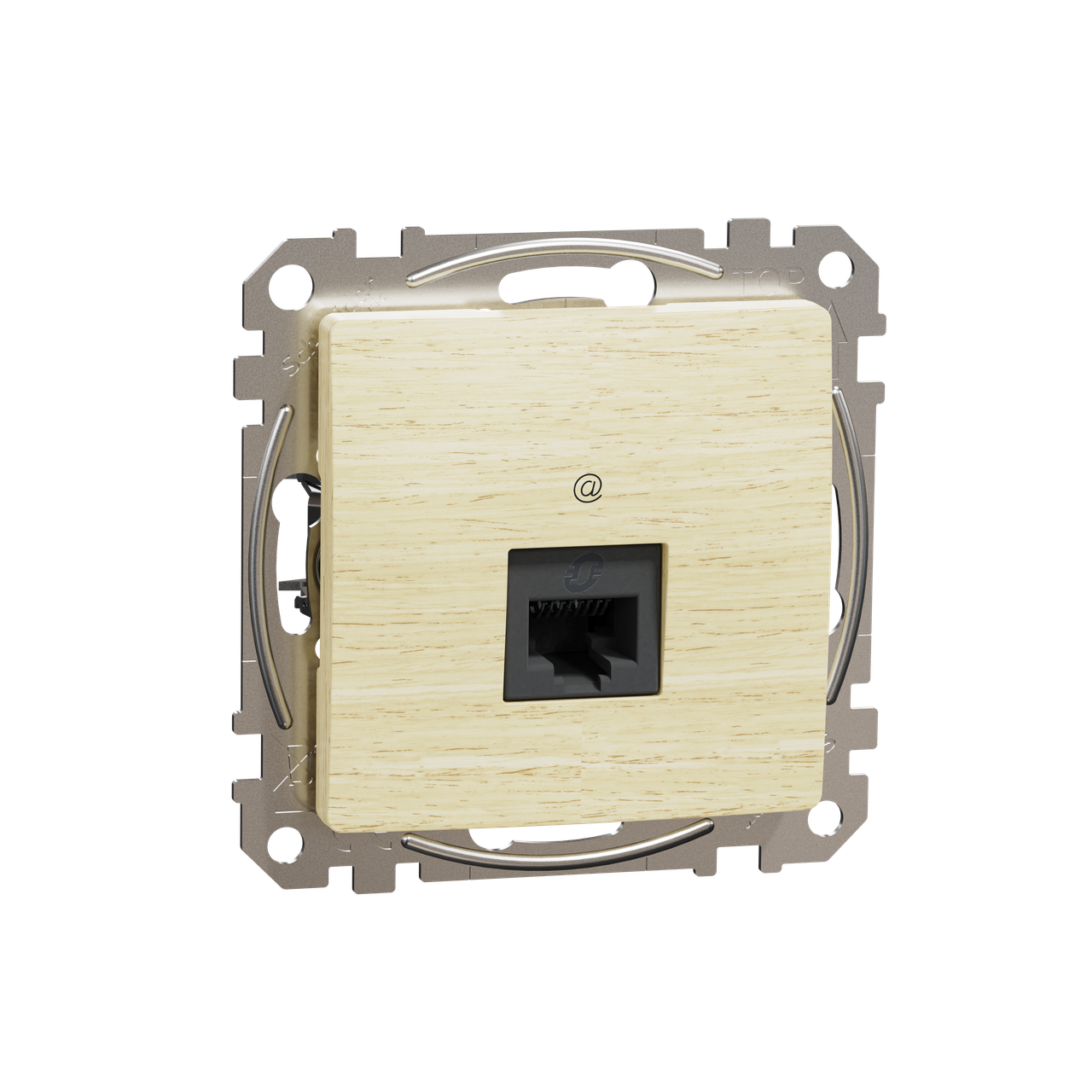 Розетка компьютерная Schneider Electric Sedna Design&Elements CAT6 UTP RJ45 ABS-UV 73х73х35 мм Береза (SDD180461)