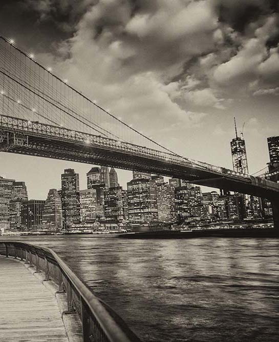 Фотообои WS Wallpaper Бруклинский мост 275x350 см (158591789)