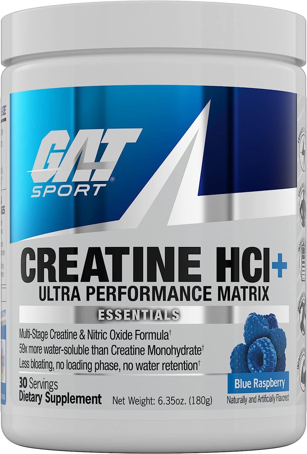Креатин GAT Creatine HCI Ultra Performance Matrix blue raspberry 180 г (00000038328)