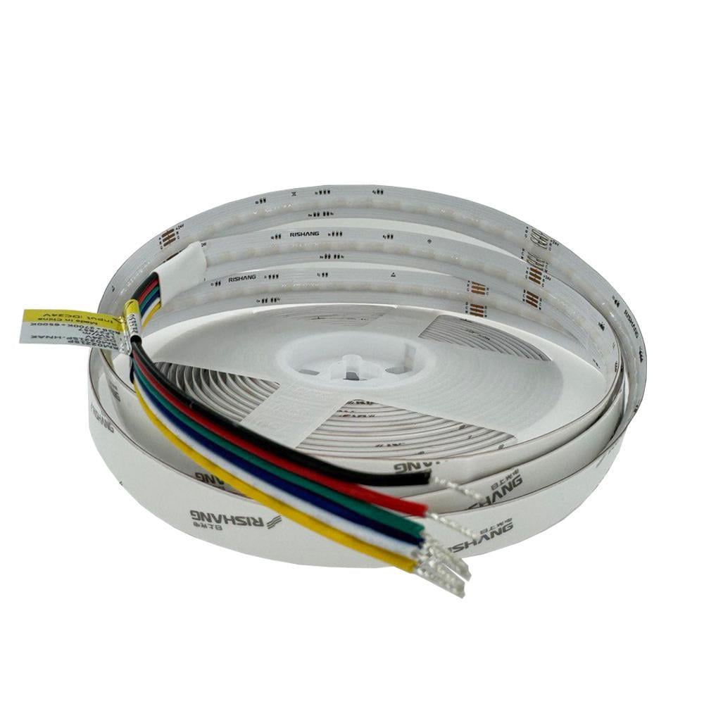 Светодиодная лента COB-560-IP20-RGB/WW/CWd-12-24 RM0221SP-HNAK RGB/2700К/6500К (17999)