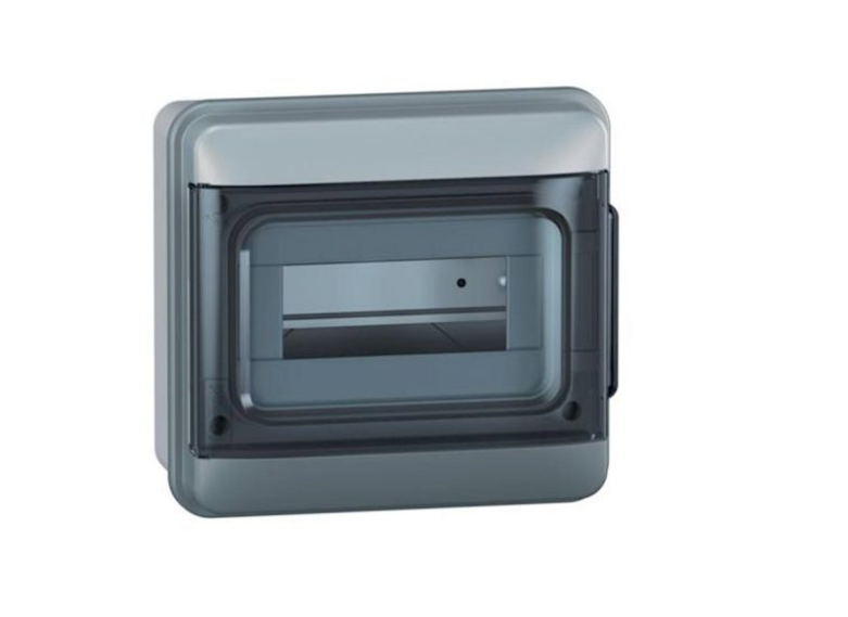 Щит пластиковий Legrand Plexo S N+Pe 8 мод. IP65 зовнішні прозорі дверцята (33282640)