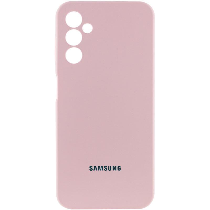 Противоударный Чехол Silicone Cover Lakshmi Full Camera (AAA) with Logo для Samsung Galaxy A24 4G Pink Sand