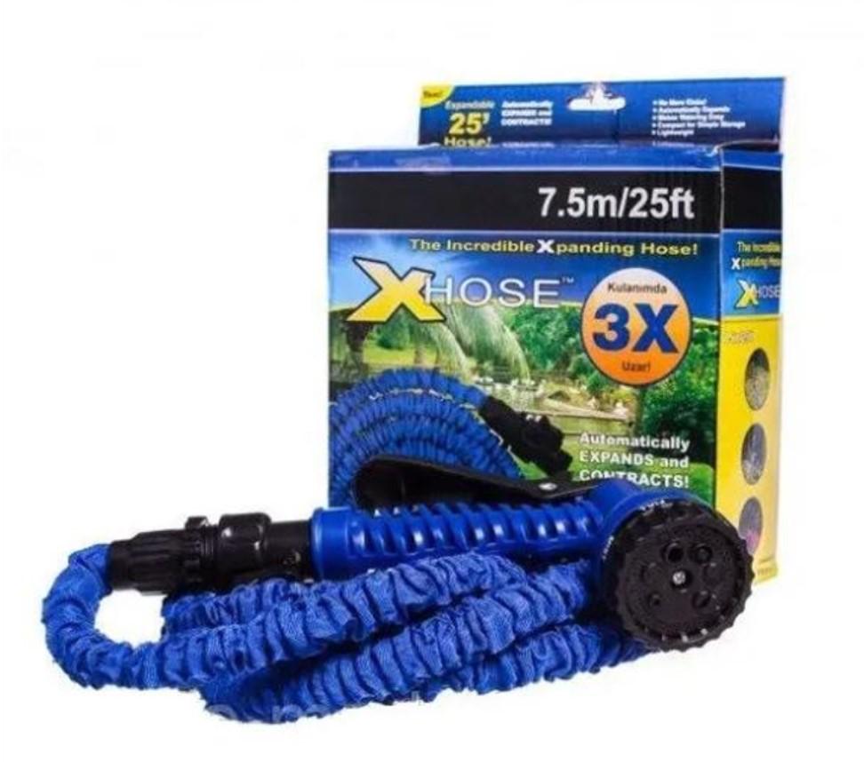 Шланг-гармошка для полива гибкий Мagic House с распылителем 15 м Синий (MX-0251-6904B) - фото 7 Шланг-гармошка для полива гибкий Мagic House с распылителем 15 м Синий (MX-0251-6904B) - фото 7