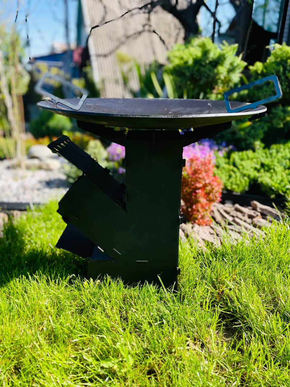 Турбо-печь разборная Steelagro Казачка крашеная 465x130x300 мм 3ХL (SA-05-001.1) - фото 2 Турбо-печь разборная Steelagro Казачка крашеная 465x130x300 мм 3ХL (SA-05-001.1) - фото 2