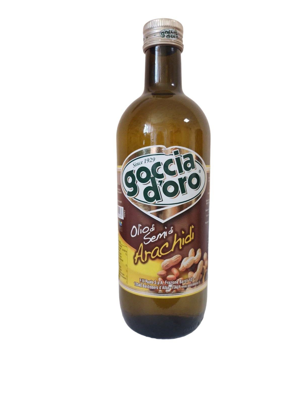 Масло арахисовое Goccia D'oro 1 л (8003250000044)