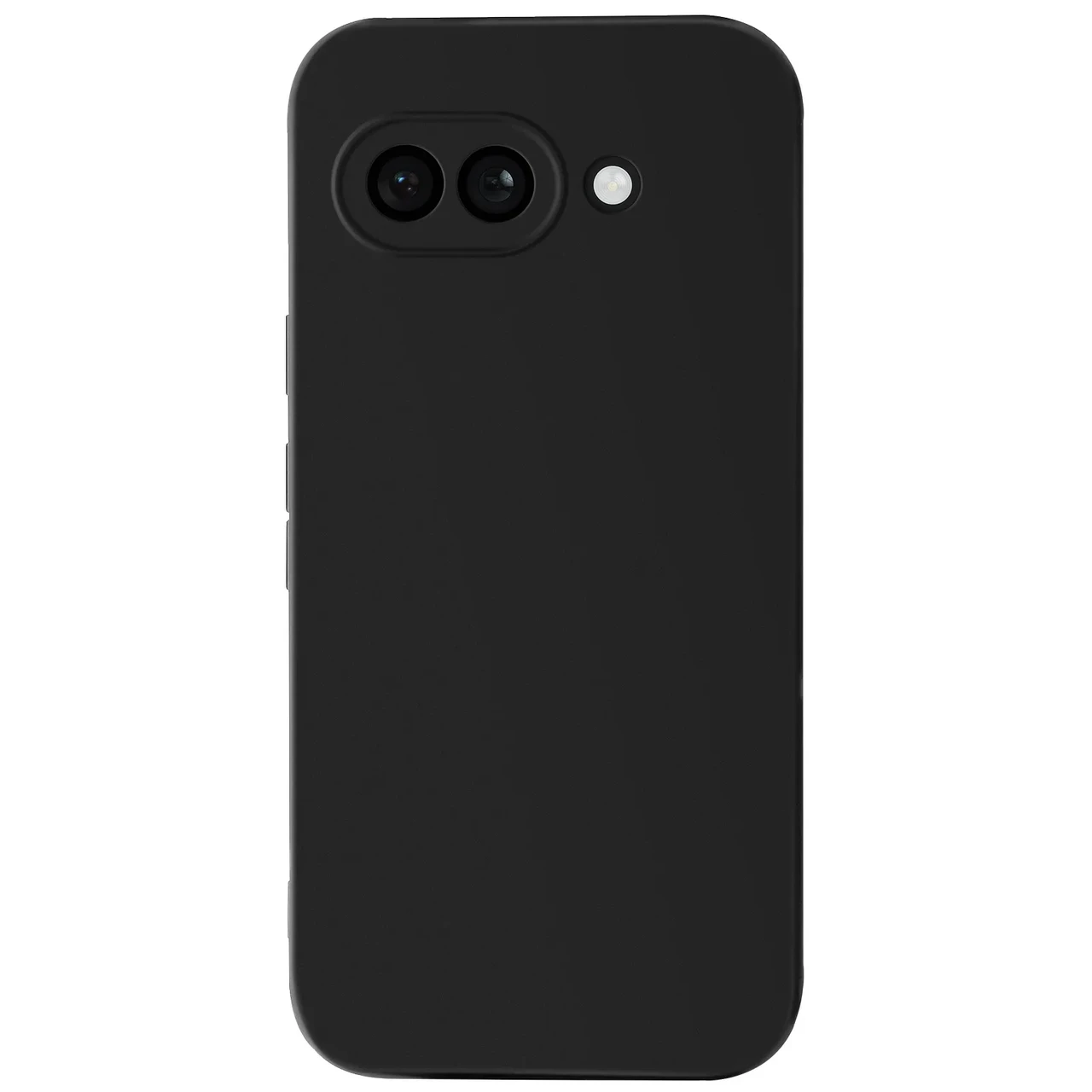 Силиконовый чехол для Google Pixel 9a (с микрофиброй внутри) Черный