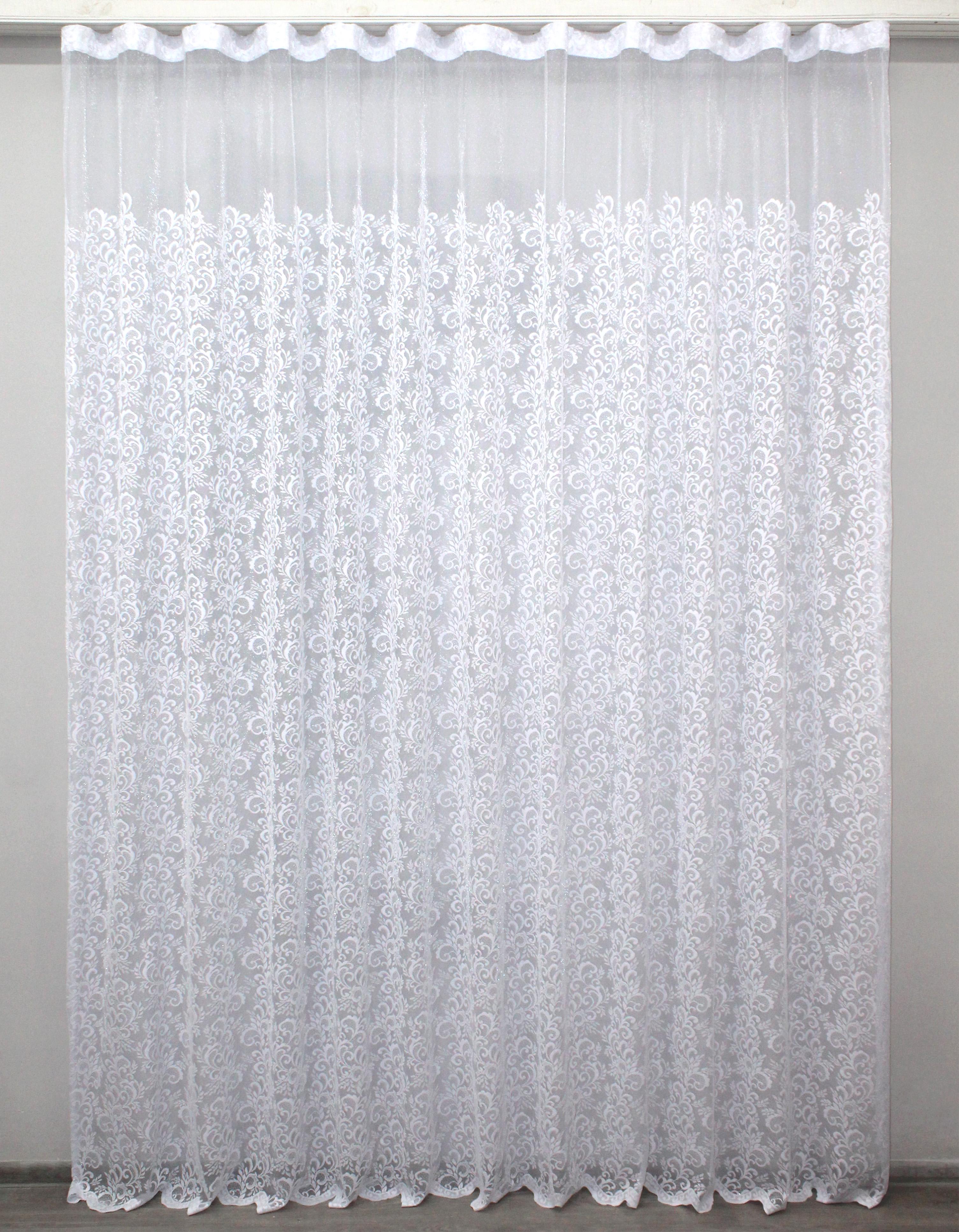 Тюль VR-Textil 1359т Премиум жаккард 300х270 см Белый (42-0100)