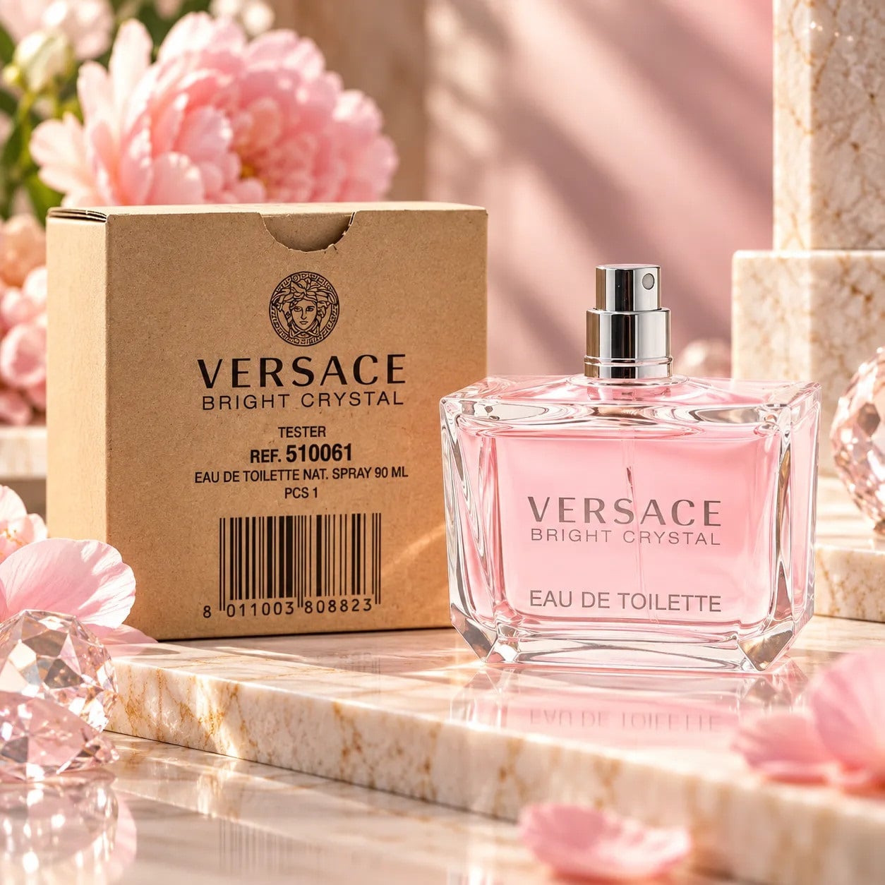 Туалетна вода для жінок Versace Bright Crystal в транспортному пакуванні 90 мл (18777276)