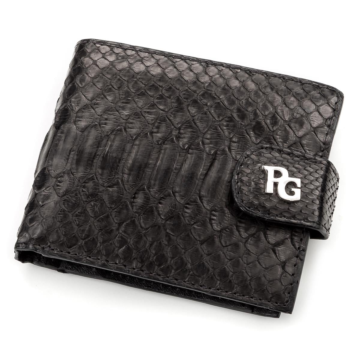 Портмоне Snake Leather 18184 натуральная кожа Черный