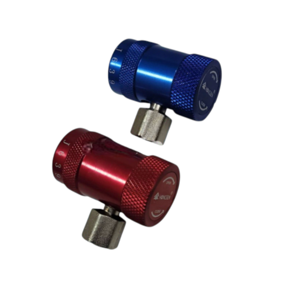 Заправочные муфты R1234yf Hongsen 2 шт. с переходниками на М14х1,5 R134a для автозаправочных станций (ИНГП_R1234yfHongsen_01) - фото 10