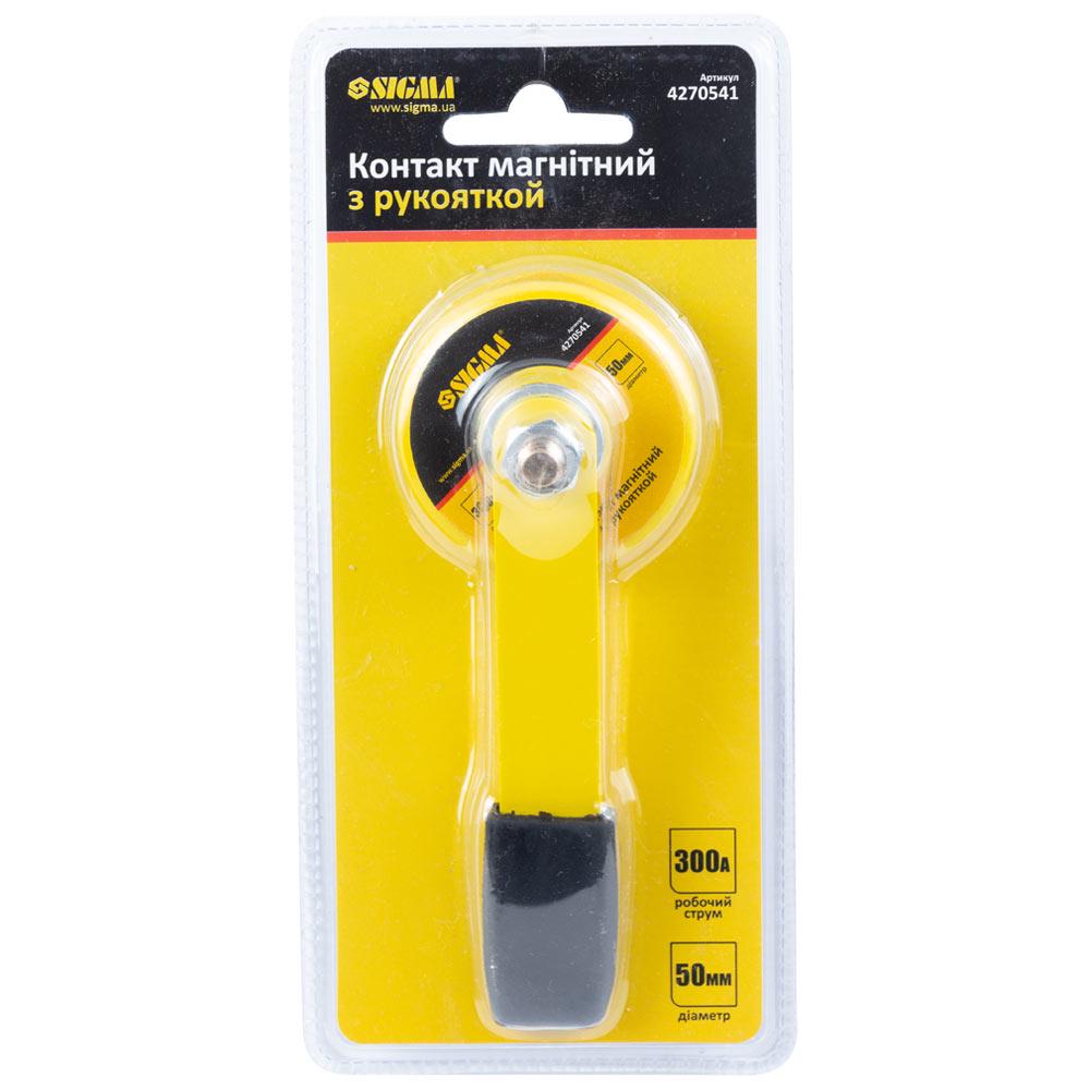 Контакт магнітний з рукояткою Sigma 4270541 Ø 50 мм 300А (4270541) - фото 4