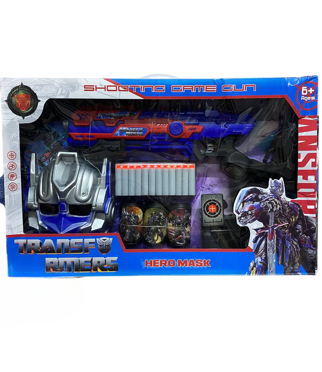 Детский игрушечный автомат ТОМ.М 894 Супергерой с аксессуарами стреляет орбизами и мягкими шарами (2502289598)