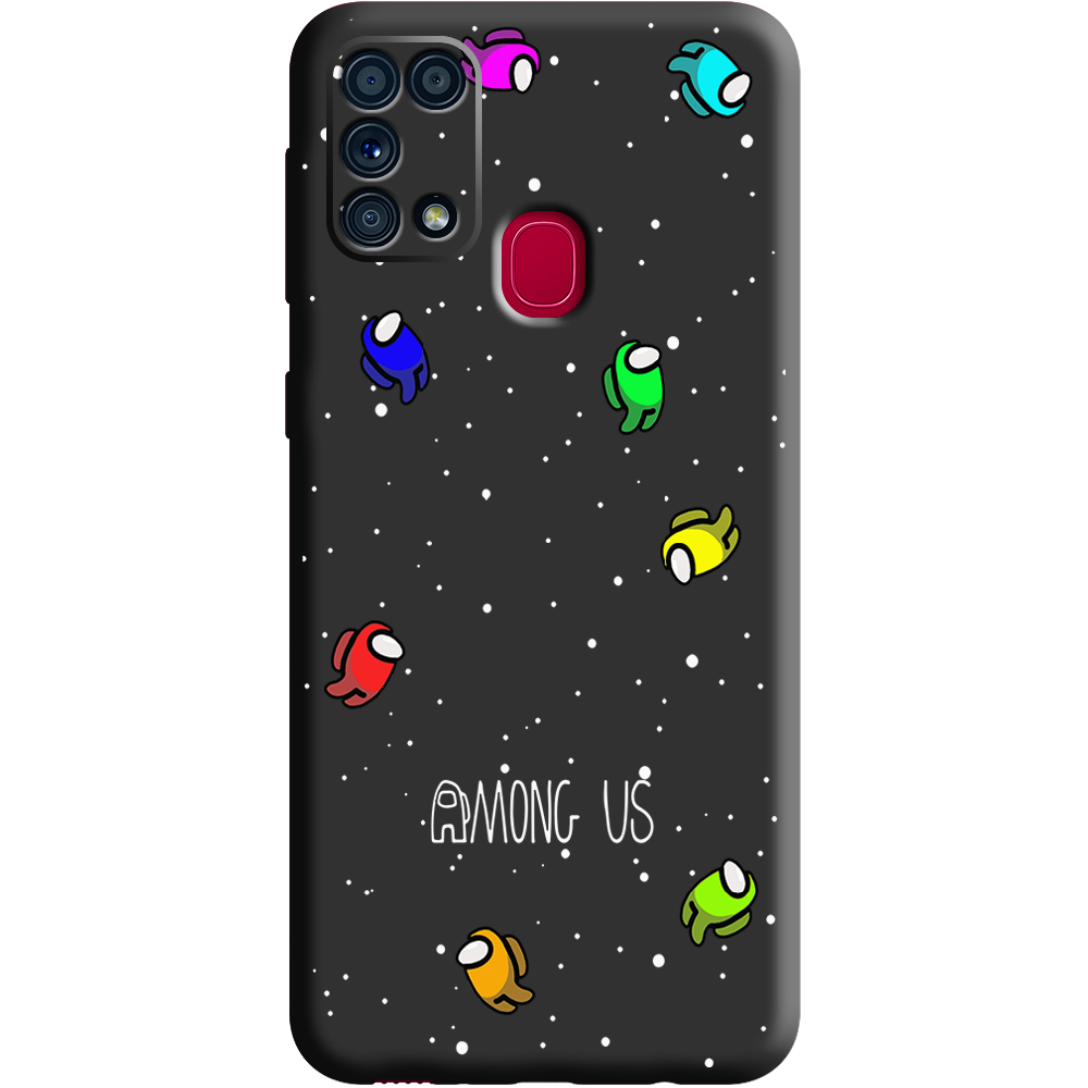 Чехол Boxface Samsung M315 Galaxy M31 Among Us Invisible Черный силикон (39091-bk76-39654)