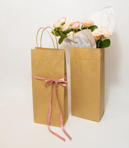 Пакет с ручкой крафт 150х100х360 мм 80 г/м2 250 шт. Бурый (26435739) - фото 2 Пакет с ручкой крафт 150х100х360 мм 80 г/м2 250 шт. Бурый (26435739) - фото 2