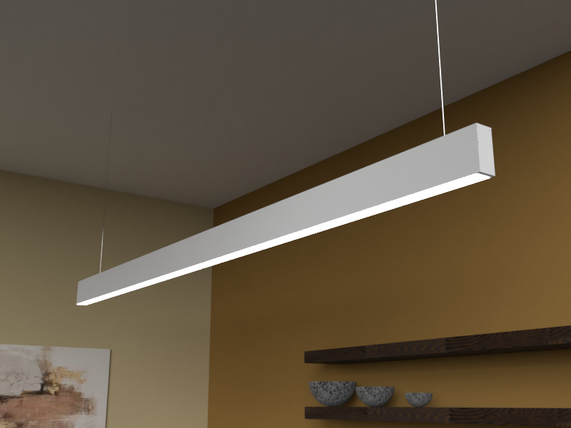 Светильник светодиодный подвесной линейный LEDUA N44-600 с внутренним драйвером 220V 21,6W 2160 Lm 3500К (25313683) - фото 4 Светильник светодиодный подвесной линейный LEDUA N44-600 с внутренним драйвером 220V 21,6W 2160 Lm 3500К (25313683) - фото 4