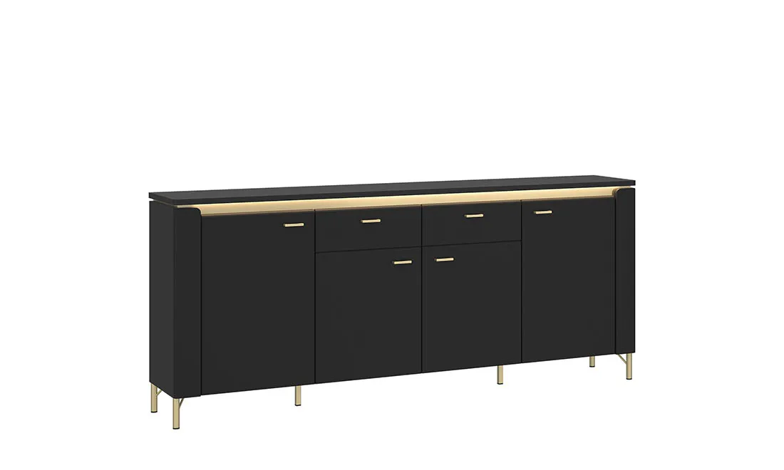 Комод в гостиную Norica LAZK03 Черный (740439)