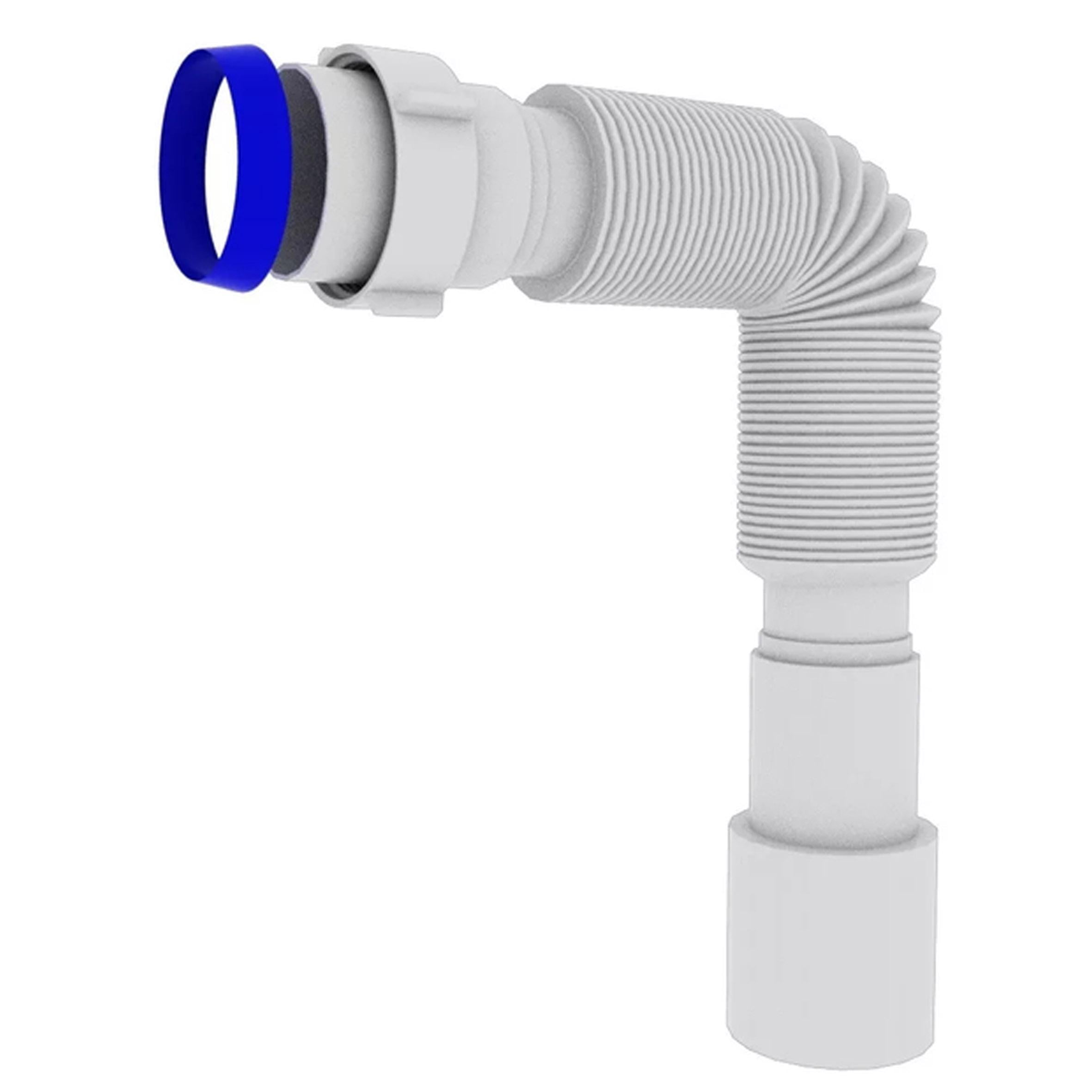 Гофротруба Optimum OPTI-00024 соединительная с накидной гайкой 1 1/2”x40/50 310-650 мм (000029712)
