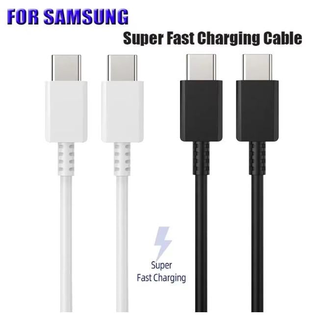 Комплект швидкої зарядки для Samsung 25W USB-C з кабелем Type-C to Type-C (AWN-00146) - фото 2 Комплект швидкої зарядки для Samsung 25W USB-C з кабелем Type-C to Type-C (AWN-00146) - фото 2