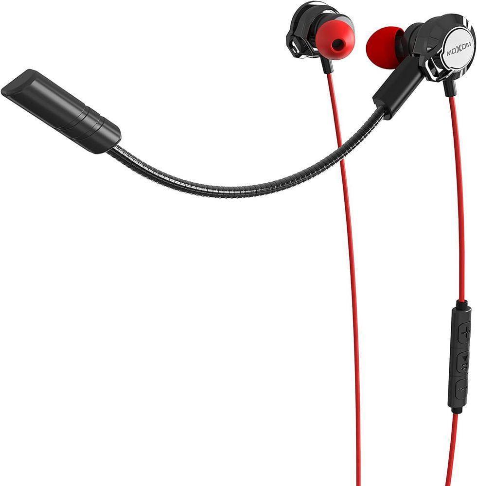 Навушники ігрові Moxоm MX-EP24 GM з мікрофоном Black/Red (34550)