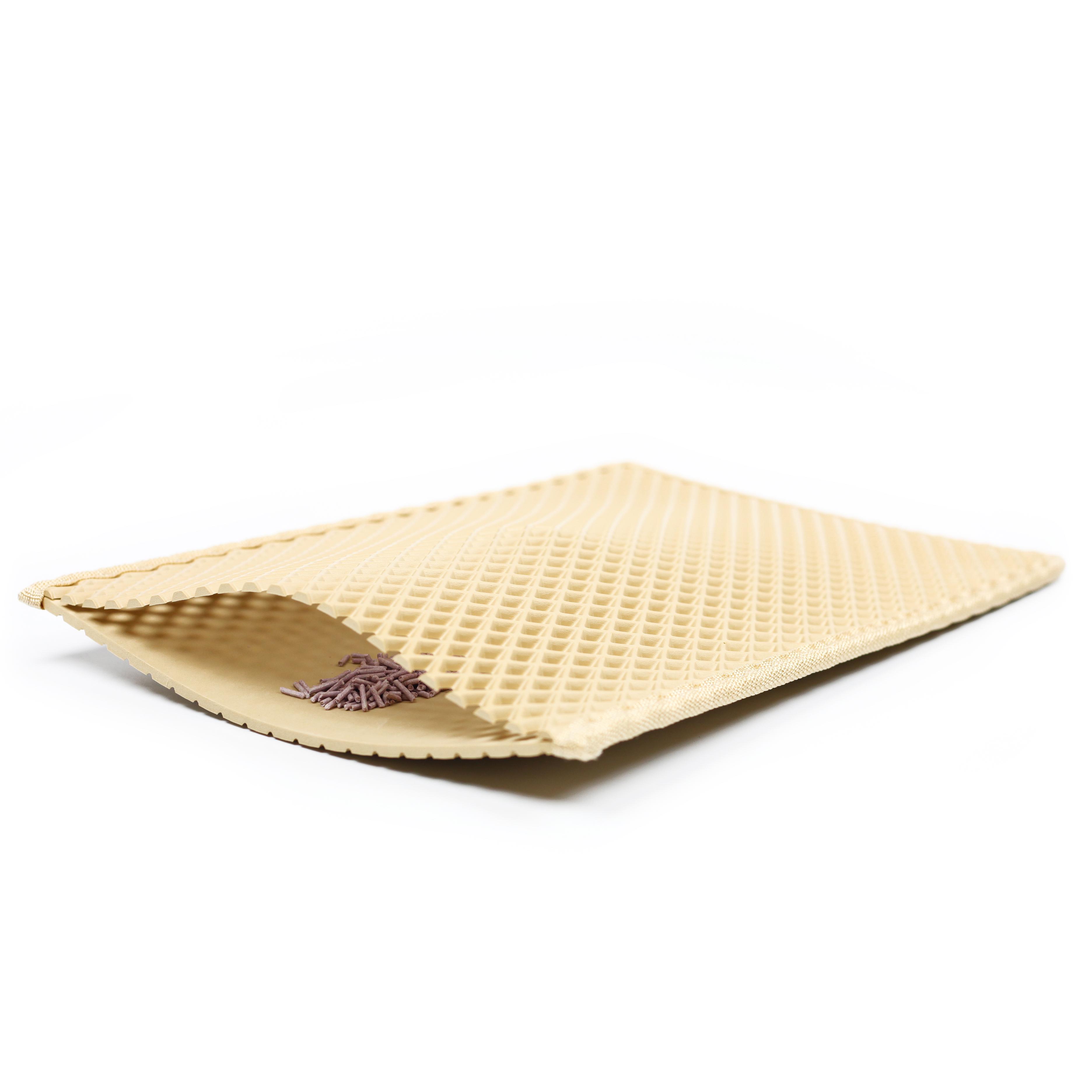 Коврик двухслойный Cat in Box для кошачьего лотка EVA 67x60 см Бежевый - фото 1 Коврик двухслойный Cat in Box для кошачьего лотка EVA 67x60 см Бежевый - фото 1