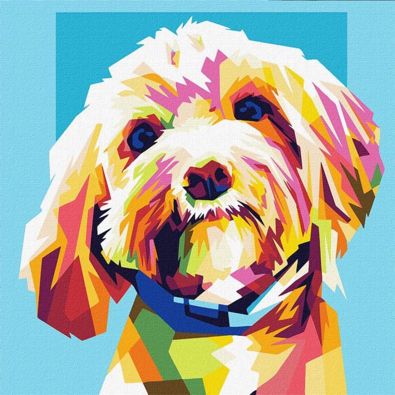 Картина по номерам Идейка Маленький любимец 40x40 см (KHO4294)