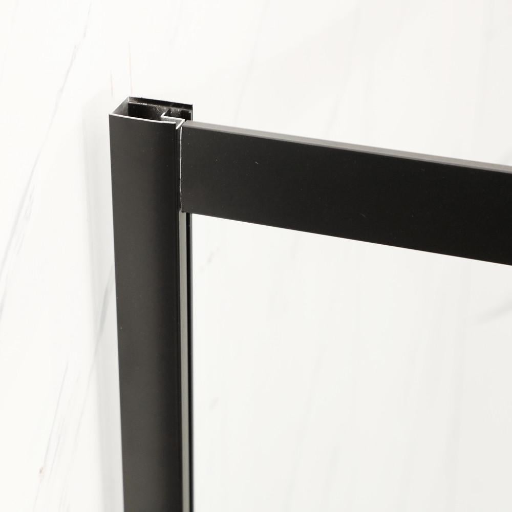 Душова кабіна без піддону MIXXUS Premium DIVERSE SC01-90x90x195-TR прозоре скло 5 мм Black (MI6860) - фото 4 Душова кабіна без піддону MIXXUS Premium DIVERSE SC01-90x90x195-TR прозоре скло 5 мм Black (MI6860) - фото 4