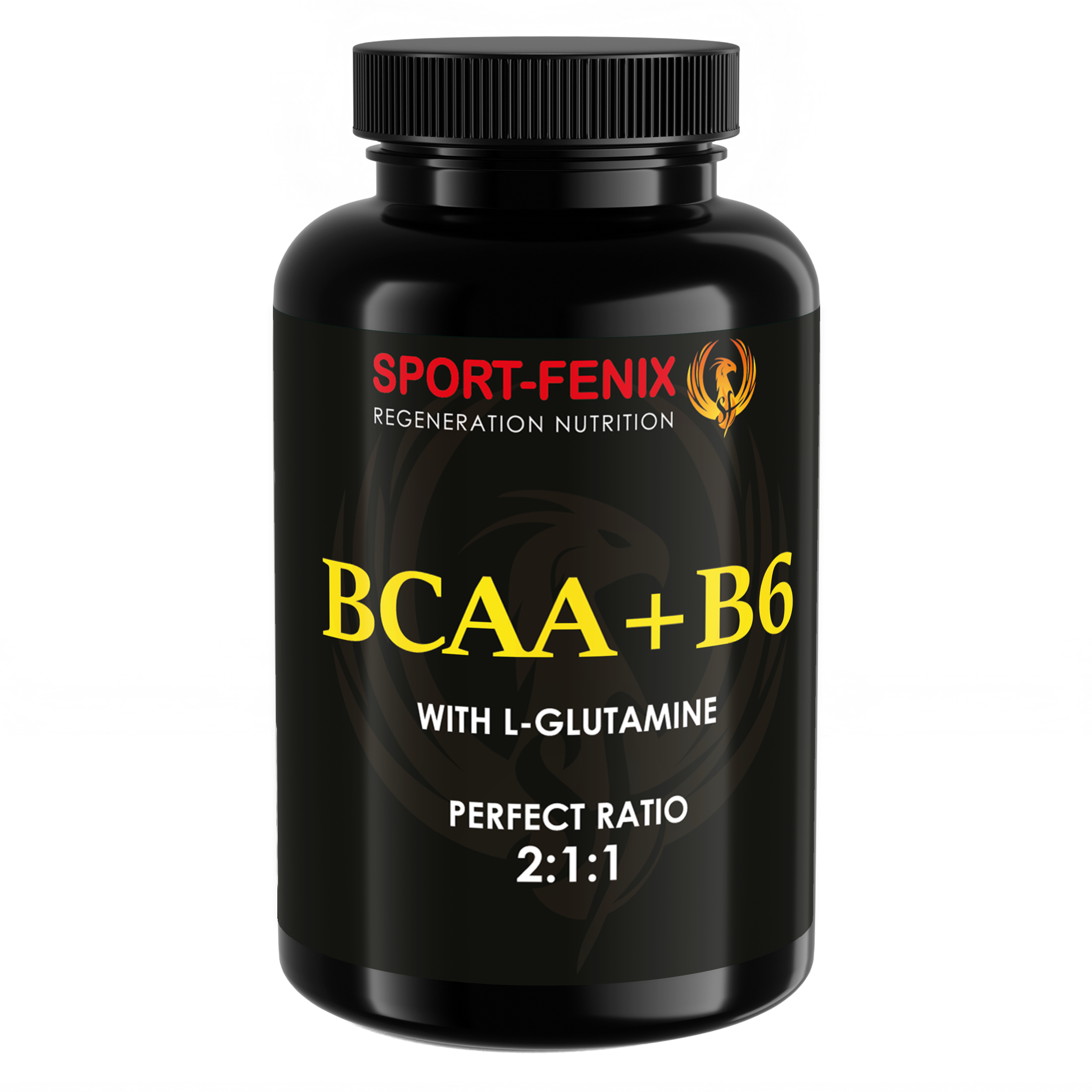 Аминокислоты Sport-Fenix ВСАА/Витамин В6 и L-Глутамин 150 капс. (SF-11043)