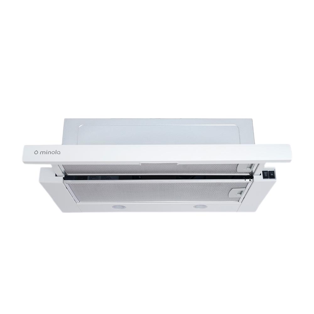Вытяжка телескопическая Minola MTL 6292 WH 700 LED