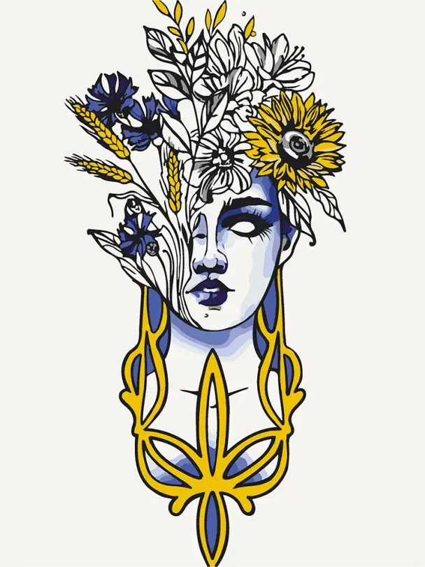 Картина по номерам ART CRAFT Герб Украины 30x40 см (ACR-10383-NN)