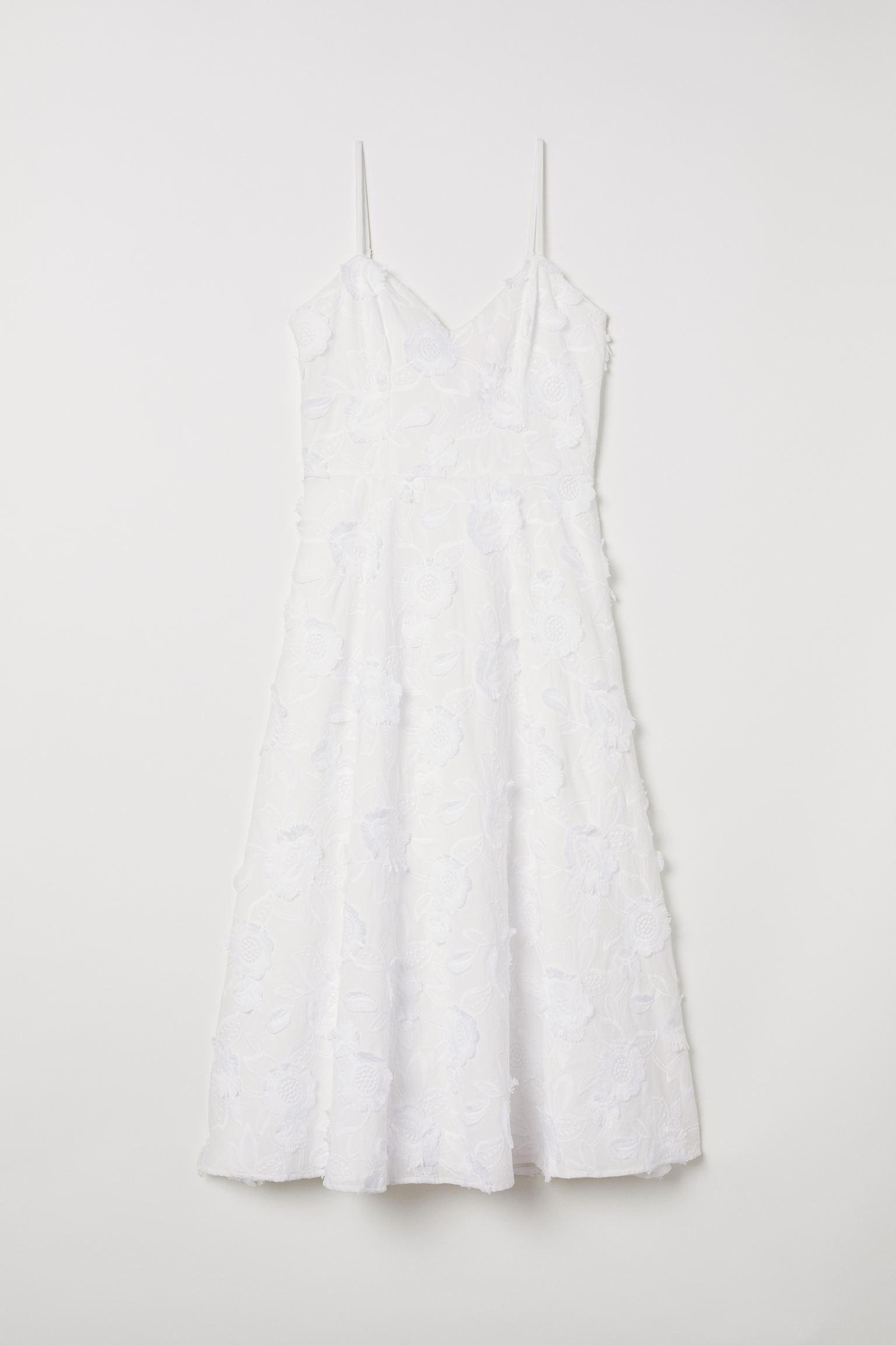 Платье H&M р. 32 Белый (2006633464)