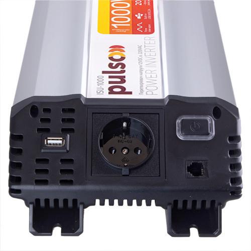 Автомобильный инвертор PULSO ISU-1000 12V-220V 1000W USB-5V 2A - фото 3