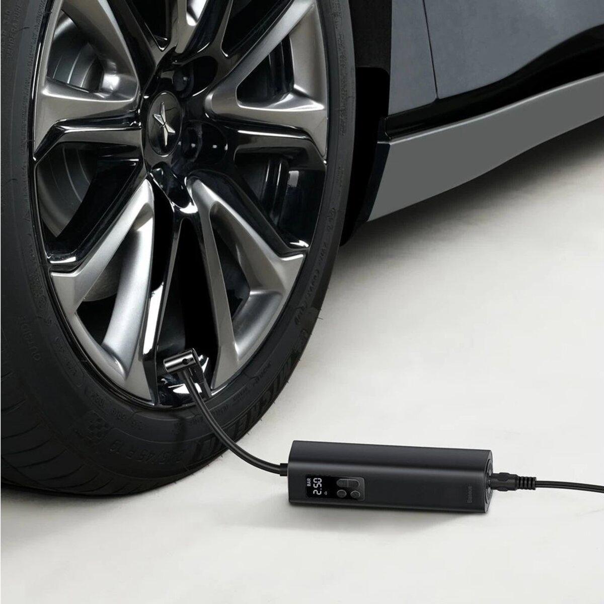 Автомобильный насос BASEUS Super Mini Inflator Pump Black - фото 8 Автомобильный насос BASEUS Super Mini Inflator Pump Black - фото 8