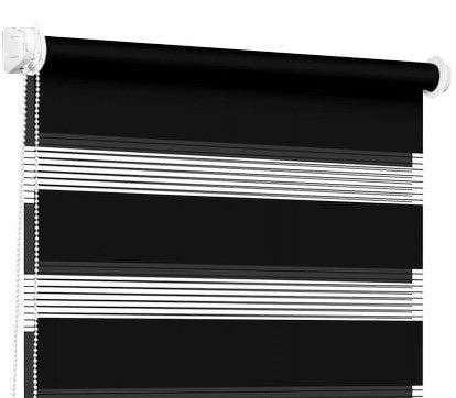 Роллета день-ночь 52х150 см Черный (ВН208)