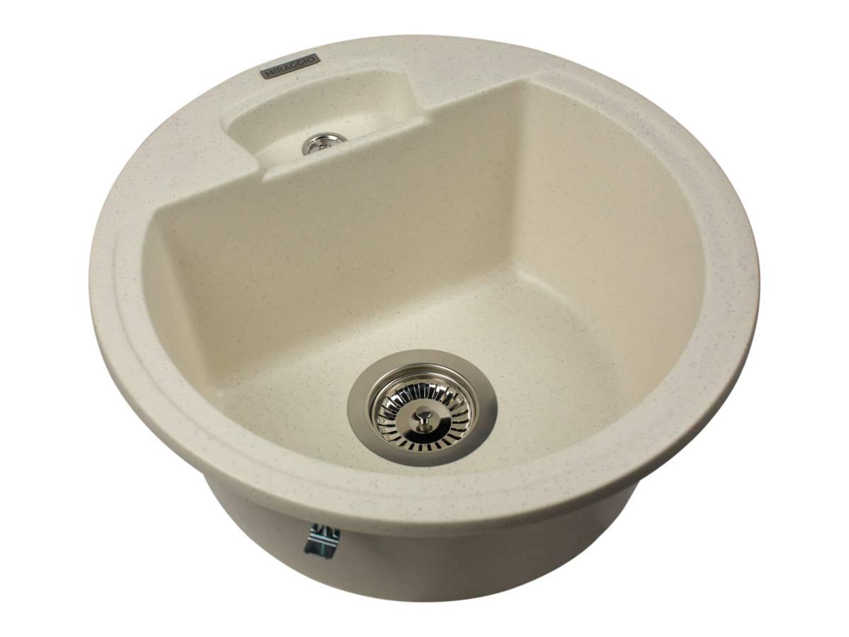 Кухонна мийка Miraggio VALENCIA кругла Жасмин (83980) Кухонна мийка Miraggio VALENCIA кругла Жасмин (83980)